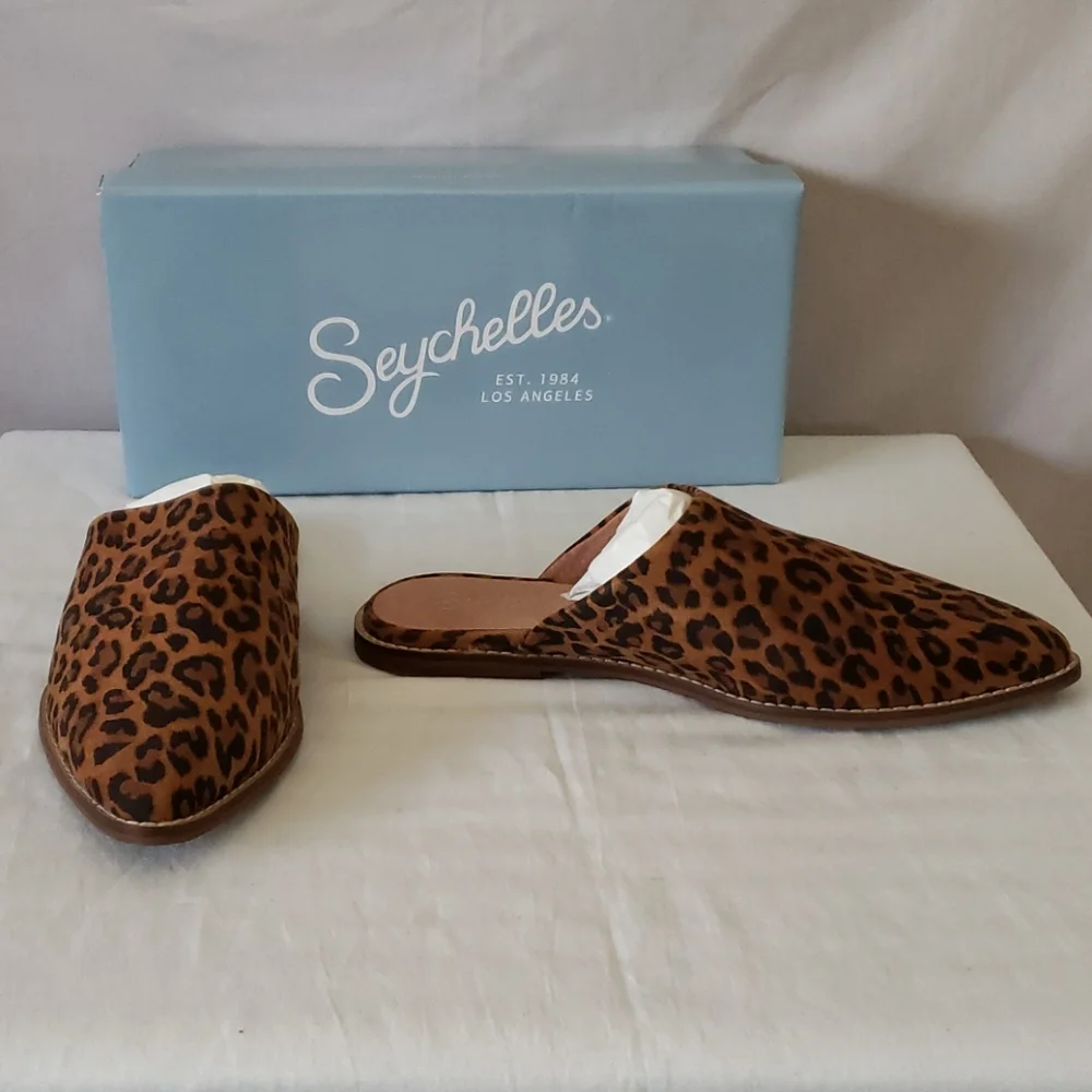 NEW Seychelles Impersonate Leopard Mule - Picture 1 of 9